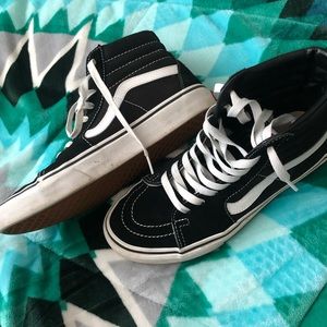 Black & White Hightop Vans